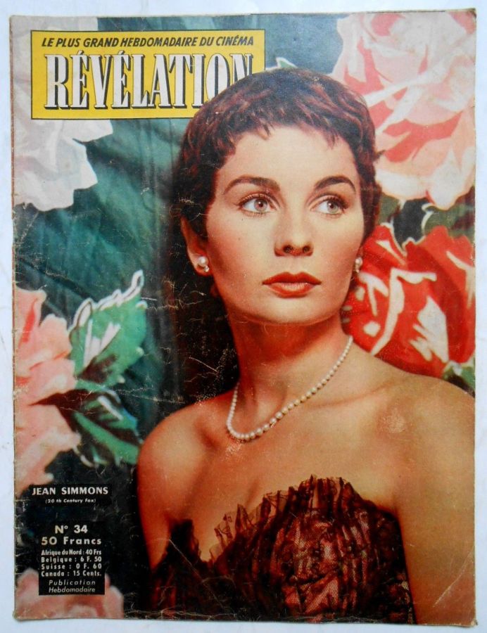CINE-REVELATION magazine side cover Issue 34 25 November 1954