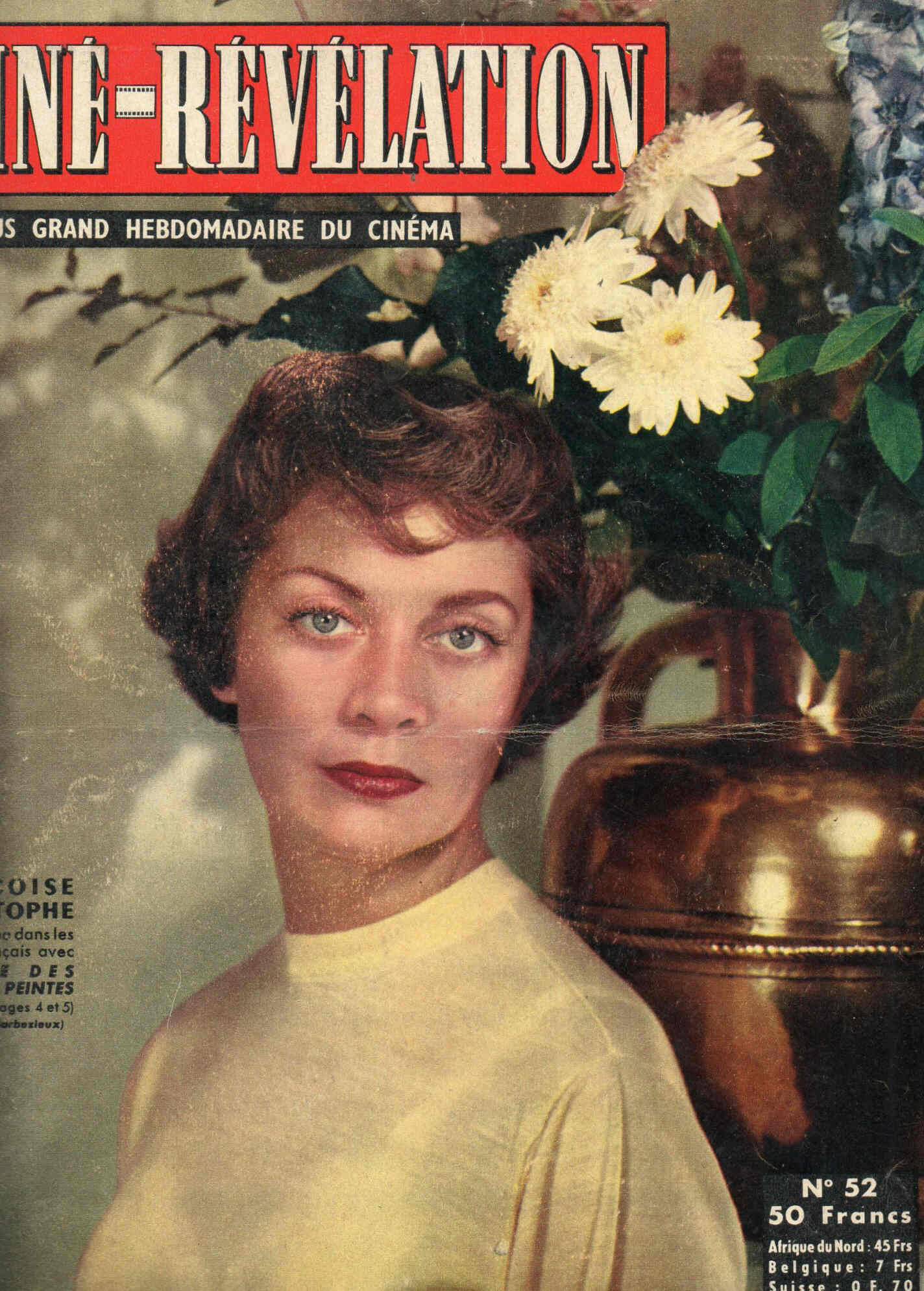 CINE-REVELATION magazine side cover Issue 52 31 March 1955