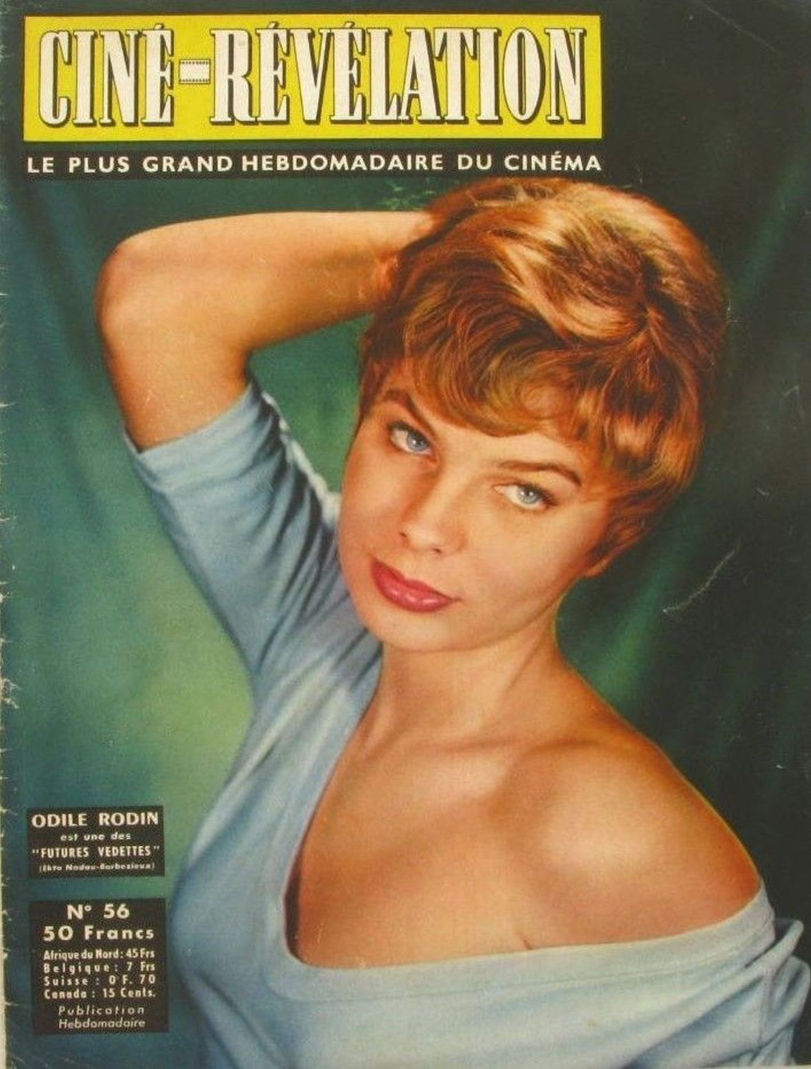 CINE-REVELATION magazine side cover Issue 56 28 April 1955