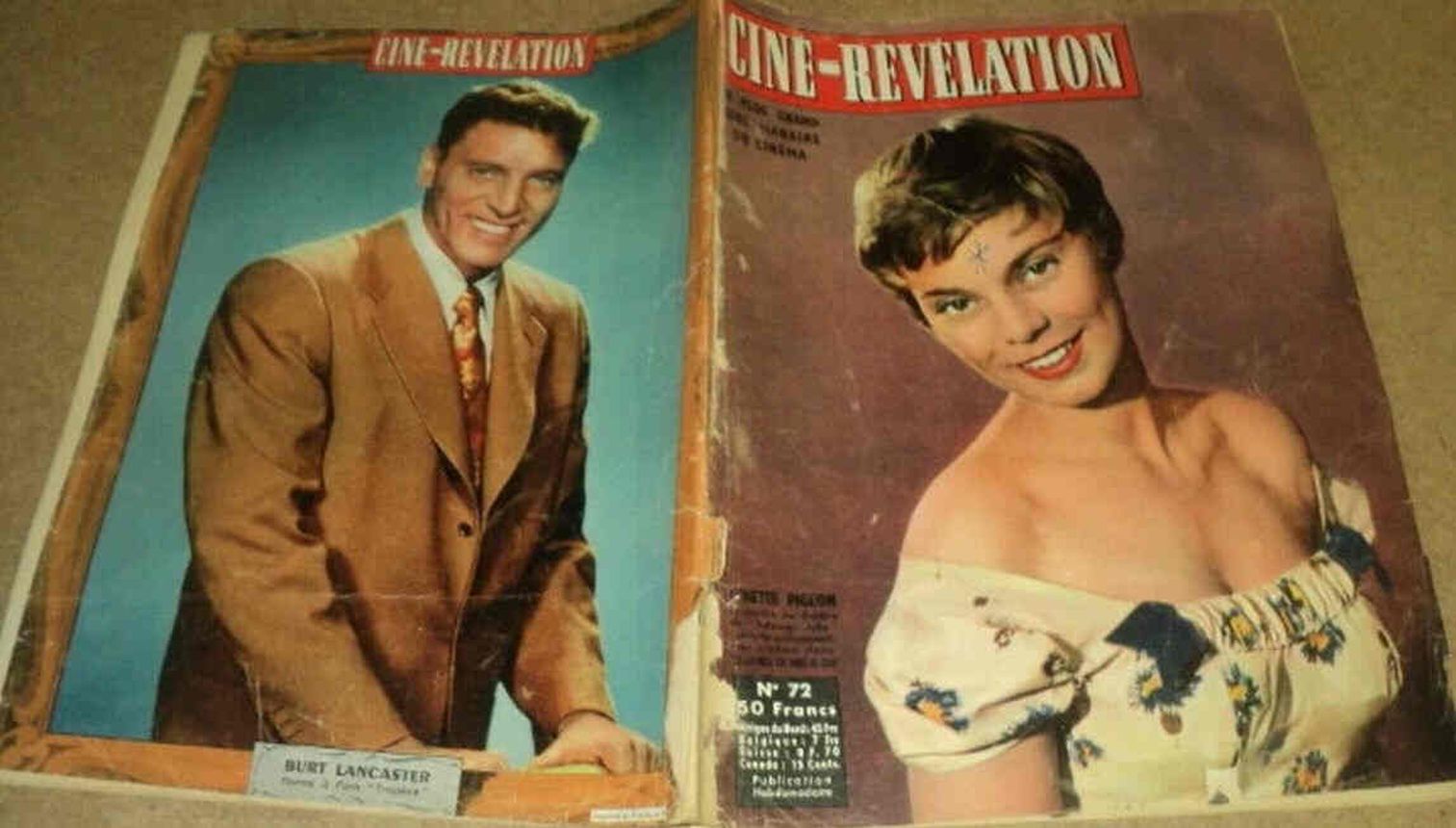 CINE-REVELATION magazine side cover Issue 72 18 August 1955