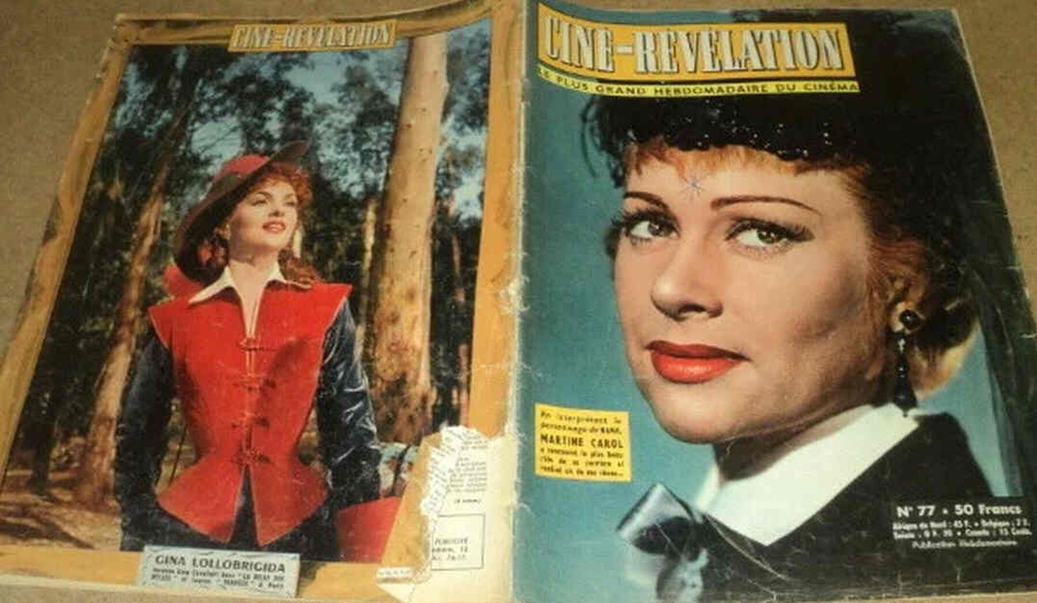 CINE-REVELATION magazine side cover Issue 77 22 September 1955