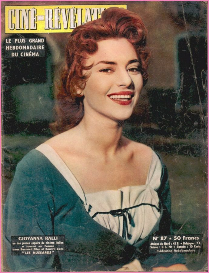 CINE-REVELATION magazine side cover Issue 87 1 December 1955