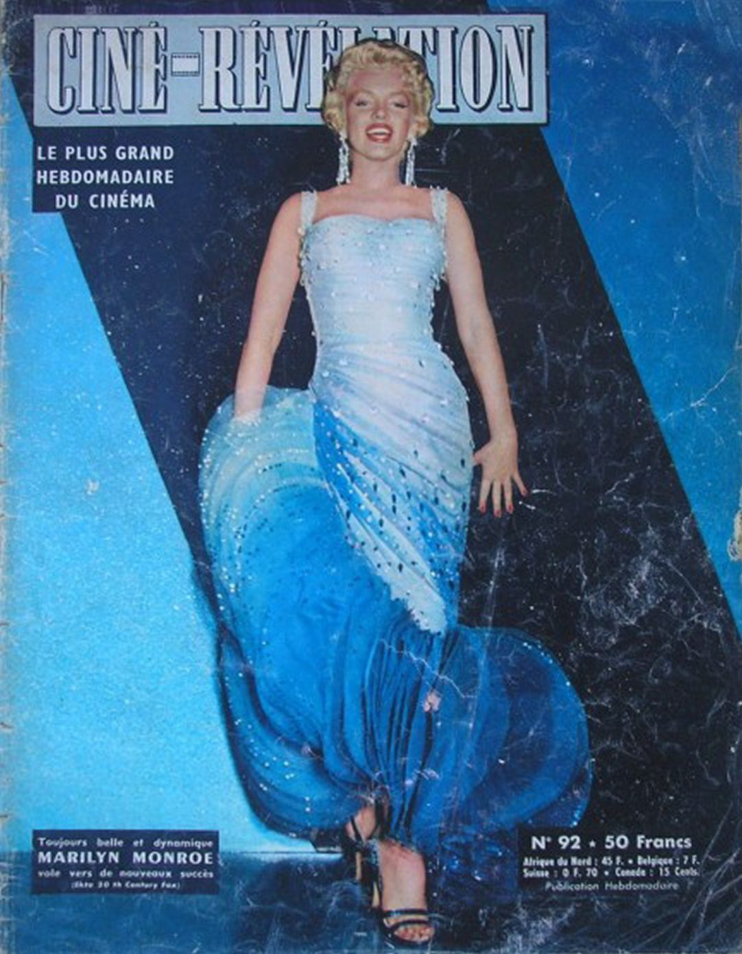 CINE-REVELATION magazine side cover Issue 92 5 January 1956