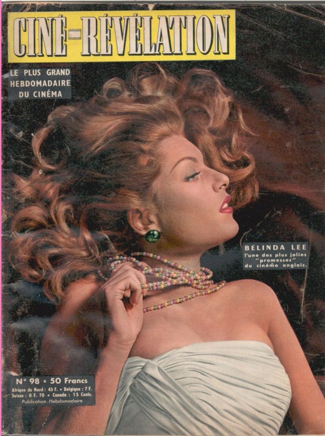 CINE-REVELATION magazine side cover Issue 98 16 February 1956