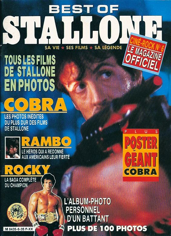CINE-ROCK magazine side cover Issue 6  Special  1986