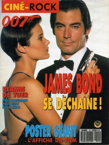 CINE-ROCK magazine side cover Issue 15  1989