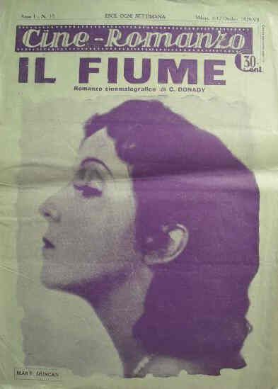 CINE ROMANZO magazine side cover Issue 10 6-12 October 1929