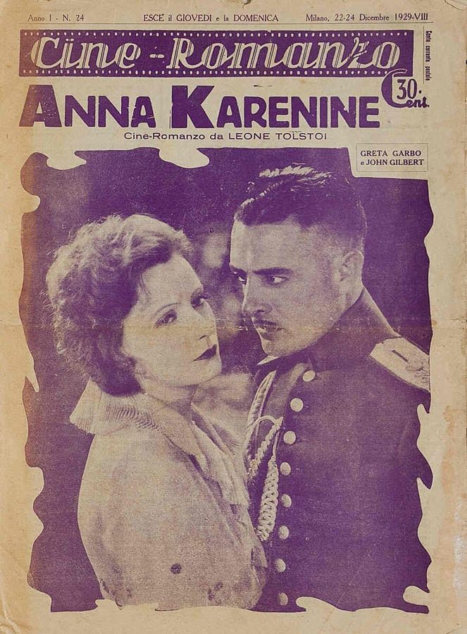 CINE ROMANZO magazine side cover Issue 24 22 December 1929