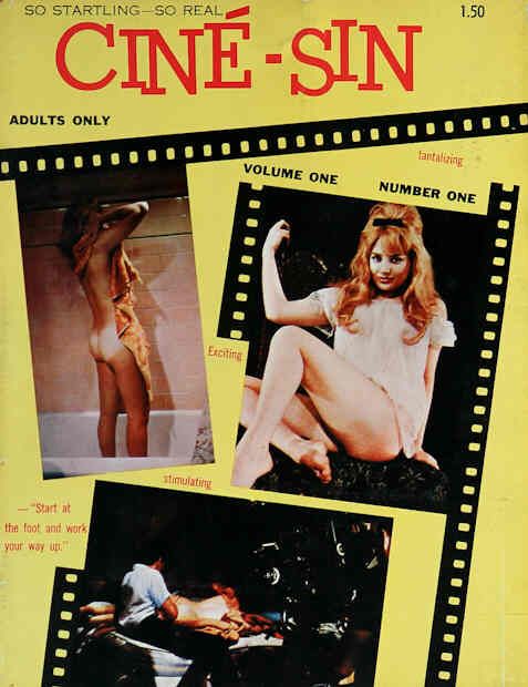 CINE-SIN magazine side cover Issue 1  1966