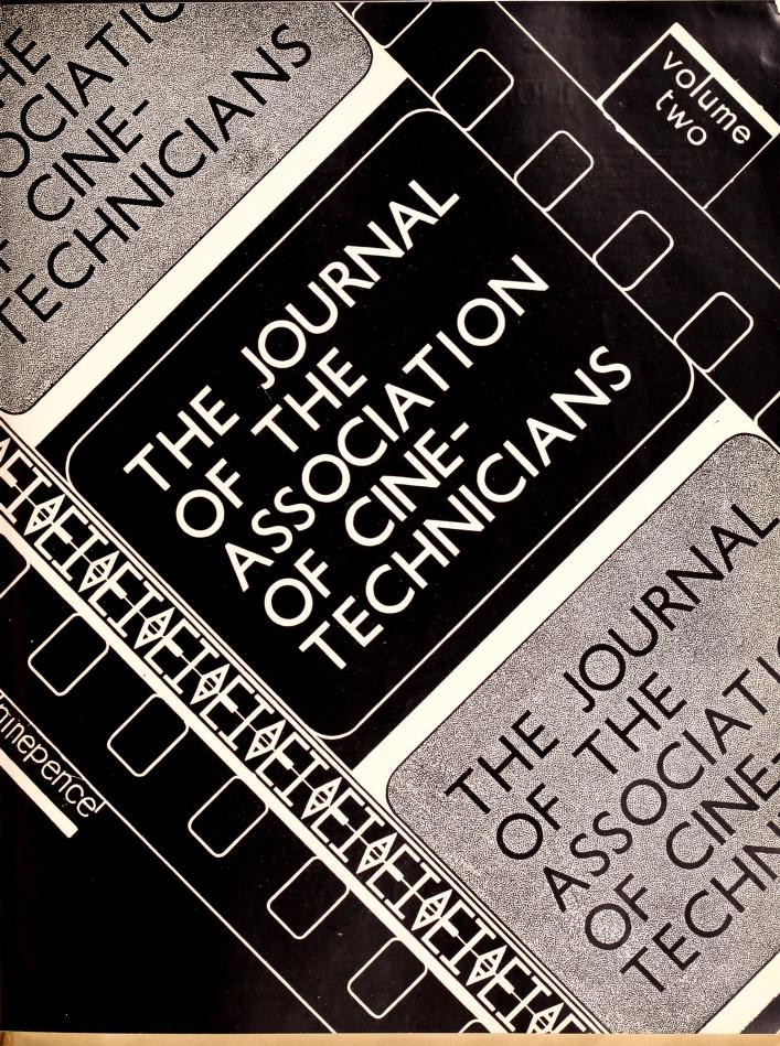 CINE TECHNICIAN magazine side cover Issue 5 May 1936
