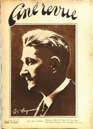 CINE REVUE (20s Be) magazine side cover  