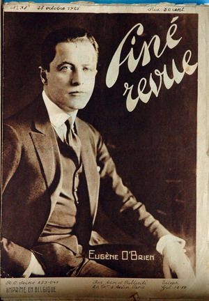 CINE REVUE (20s Be) magazine side cover  1925