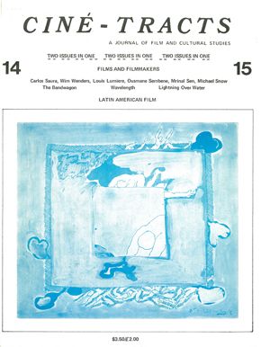 CINE-TRACTS magazine side cover Issue 14-15  1981