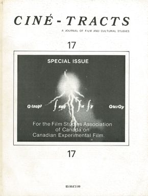 CINE-TRACTS magazine side cover Issue 17  1982