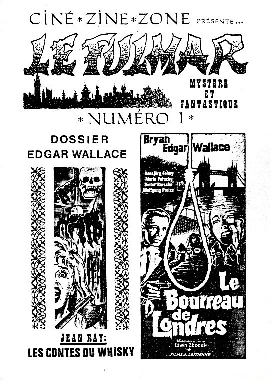 CINE-ZINE-ZONE magazine side cover Issue 1 June 1978