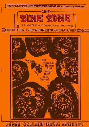 CINE-ZINE-ZONE magazine side cover Issue 2 October 1979