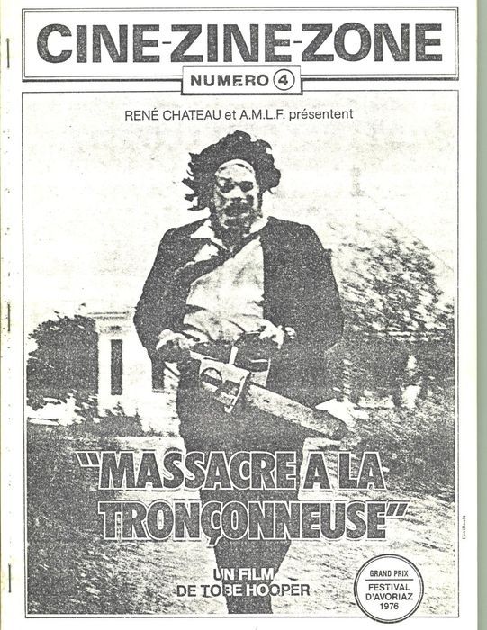 CINE-ZINE-ZONE magazine side cover Issue 4 January 1980