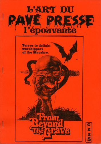 CINE-ZINE-ZONE magazine side cover Issue 5  1980