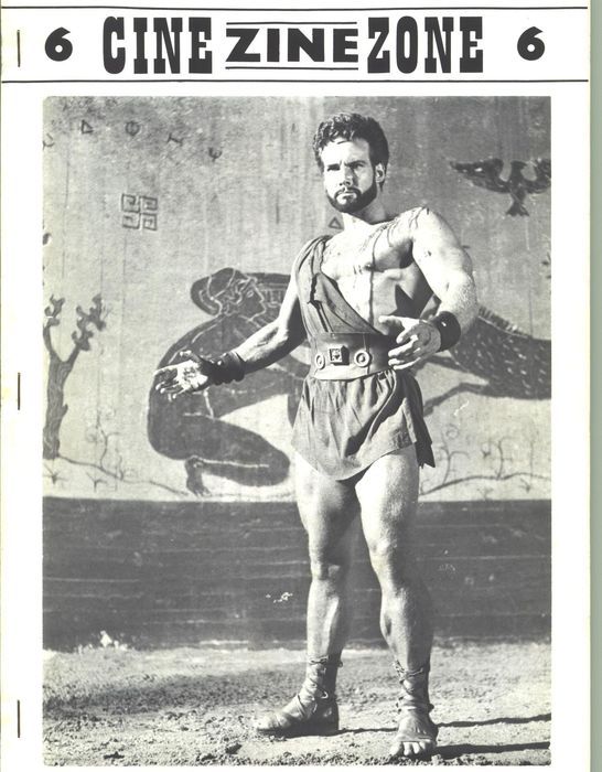 CINE-ZINE-ZONE magazine side cover Issue 6 November 1980