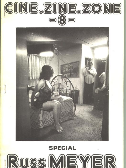 CINE-ZINE-ZONE magazine side cover Issue 8 March 1981
