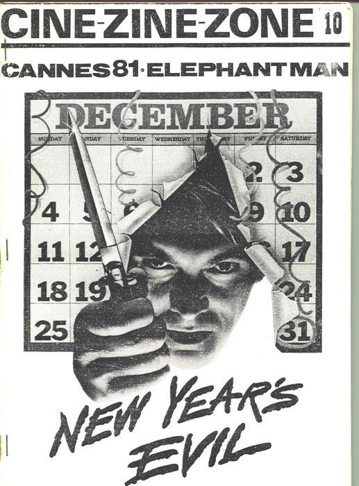 CINE-ZINE-ZONE magazine side cover Issue 10 July 1981