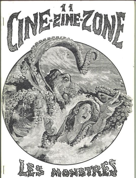 CINE-ZINE-ZONE magazine side cover Issue 11 November 1981