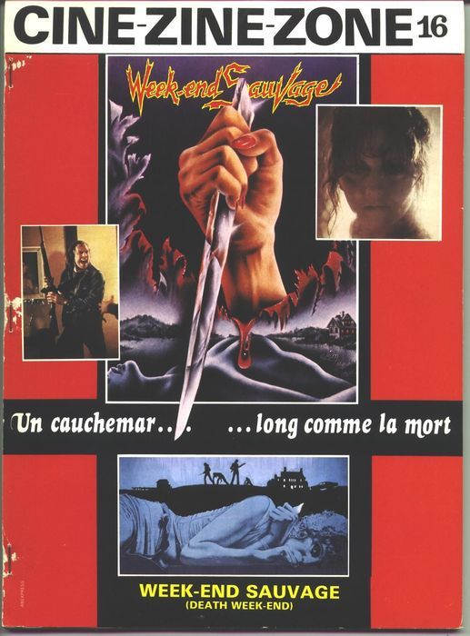 CINE-ZINE-ZONE magazine side cover Issue 16 July 1982