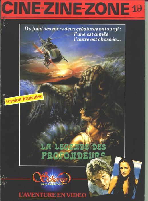 CINE-ZINE-ZONE magazine side cover Issue 19 November 1982