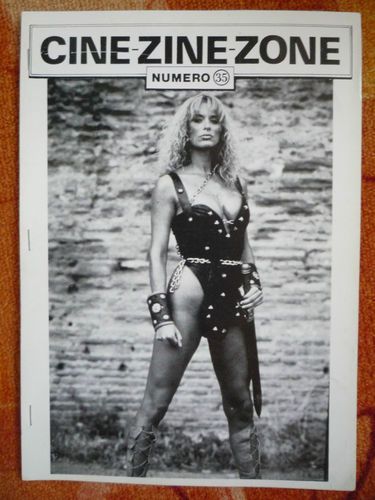 CINE-ZINE-ZONE magazine side cover Issue 35 August 1989