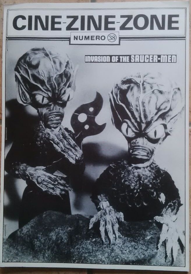 CINE-ZINE-ZONE magazine side cover Issue 38 November 1989