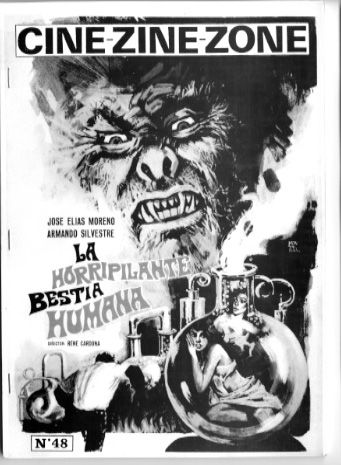 CINE-ZINE-ZONE magazine side cover Issue 48 October 1990