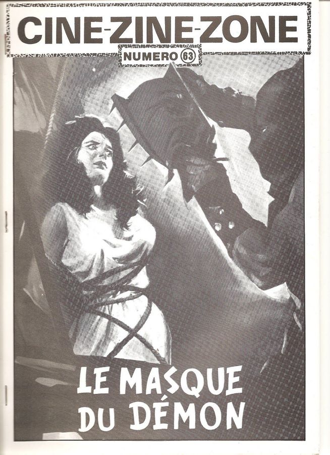 CINE-ZINE-ZONE magazine side cover Issue 63 June 1992