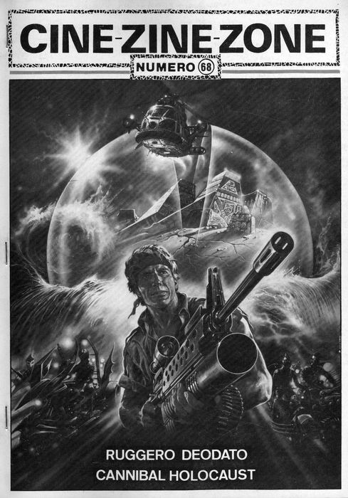 CINE-ZINE-ZONE magazine side cover Issue 68 February 1993
