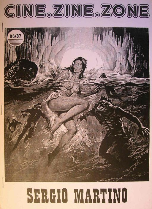 CINE-ZINE-ZONE magazine side cover Issue 86/87 February 1995