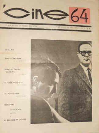 CINE 64 magazine side cover Issue 3 1 March 1964