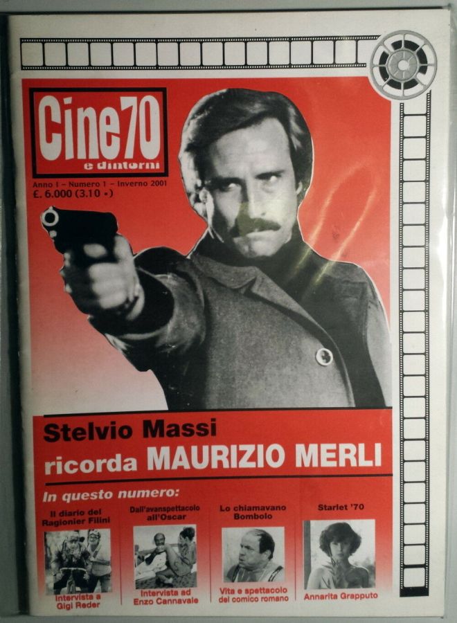 CINE70 magazine side cover Issue 1  2001