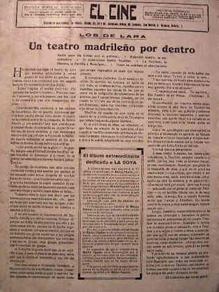 CINE | EL magazine side cover Issue 254 23 November 1916