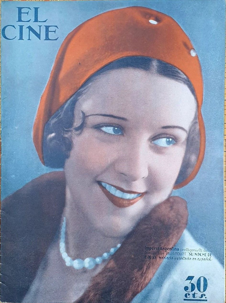 CINE | EL magazine side cover Issue 15 9 April 1931