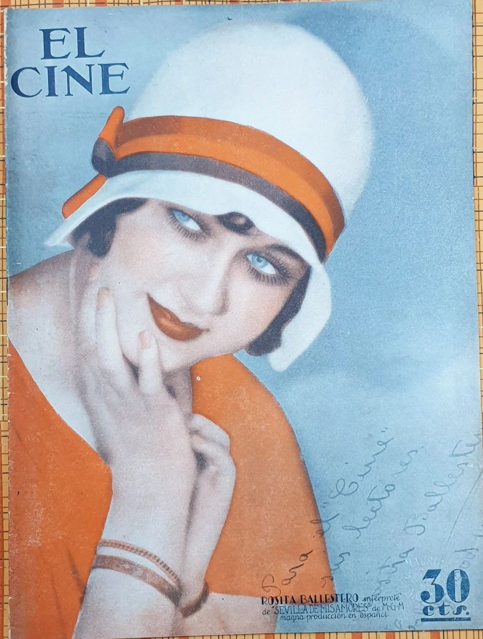 CINE | EL magazine side cover Issue 16 16 April 1931