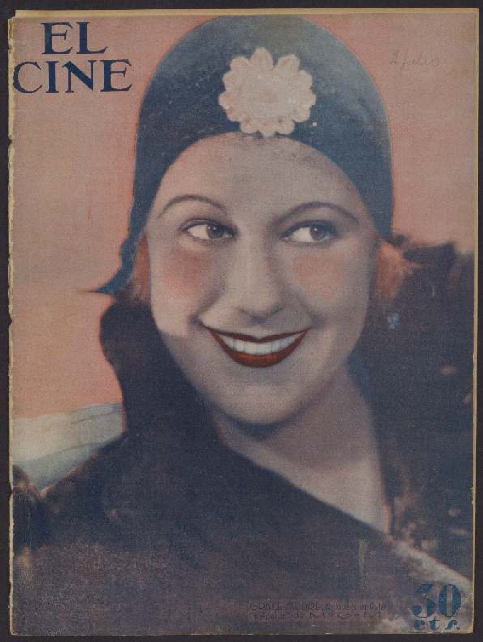 CINE | EL magazine side cover Issue 27 2 July 1931