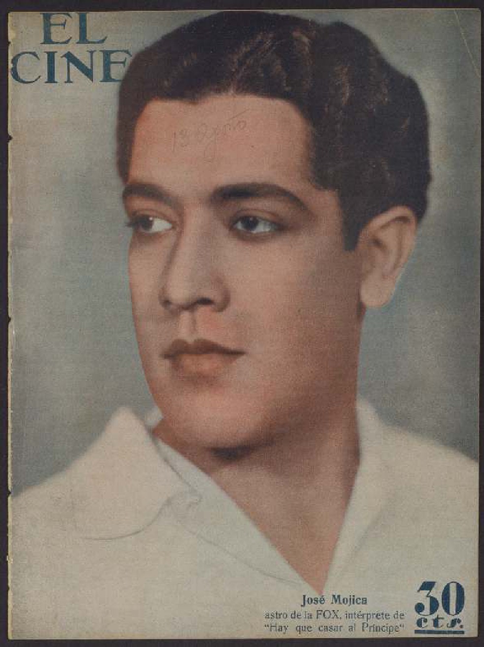 CINE | EL magazine side cover Issue 33 13 August 1931
