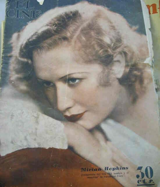 CINE | EL magazine side cover Issue 3 19 January 1933