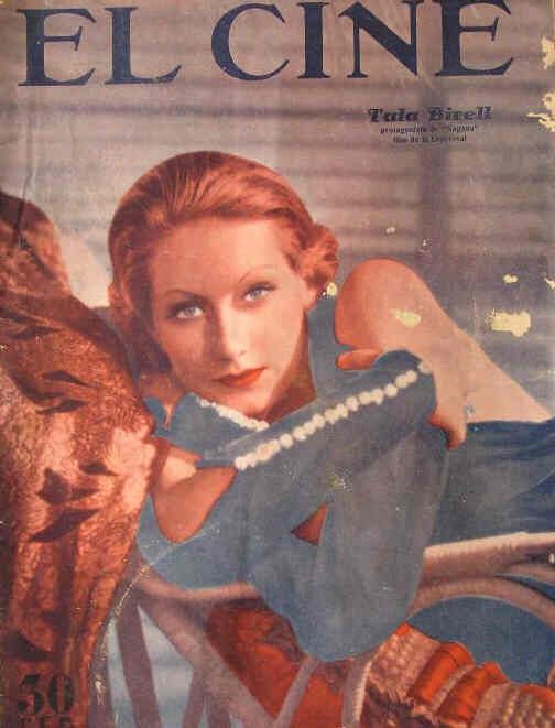 CINE | EL magazine side cover Issue 15 13 April 1933