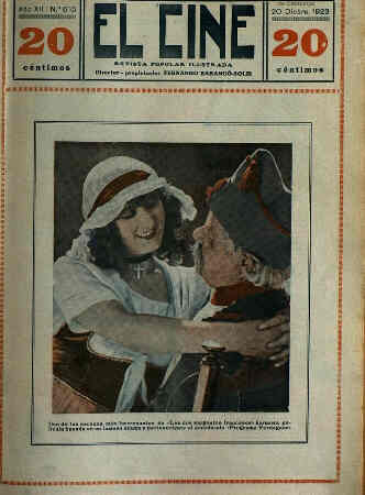 CINE | EL magazine side cover Issue 610 20 December 1923