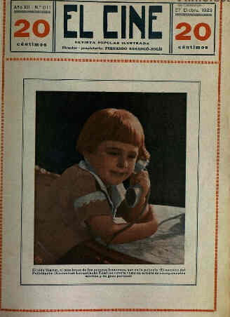 CINE | EL magazine side cover Issue 611 27 December 1923