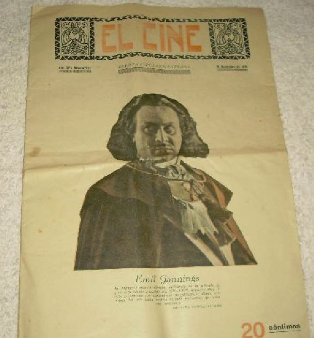 CINE | EL magazine side cover Issue 711 26 November 1925