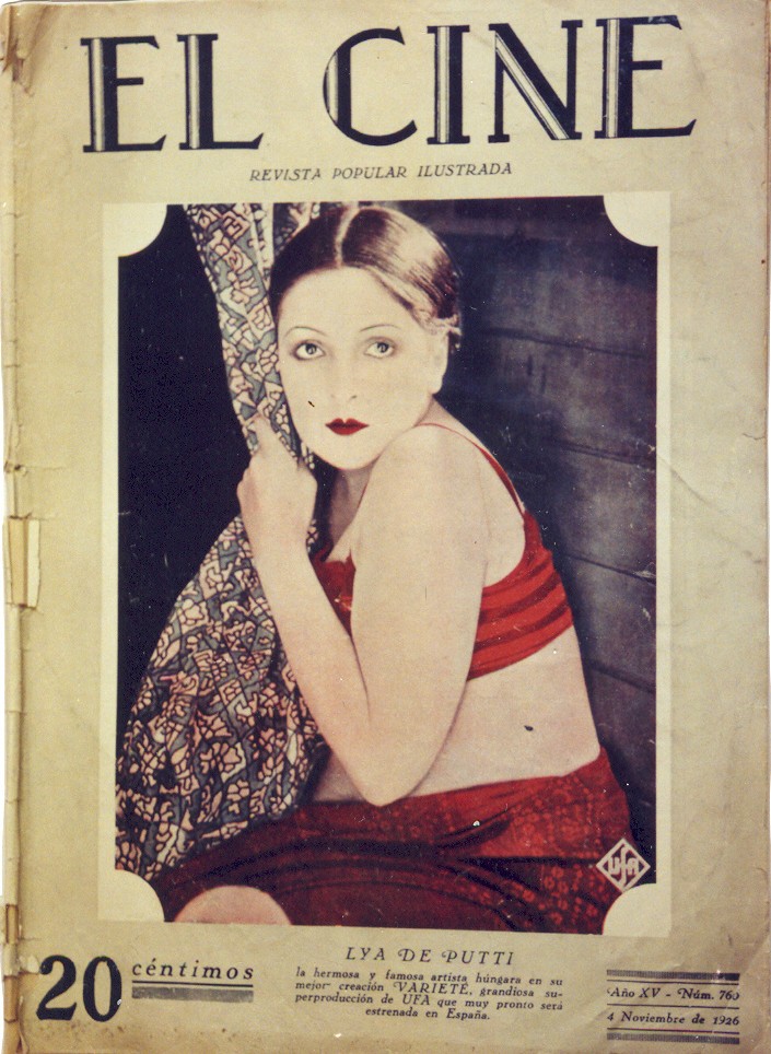 CINE | EL magazine side cover Issue 760 4 November 1926