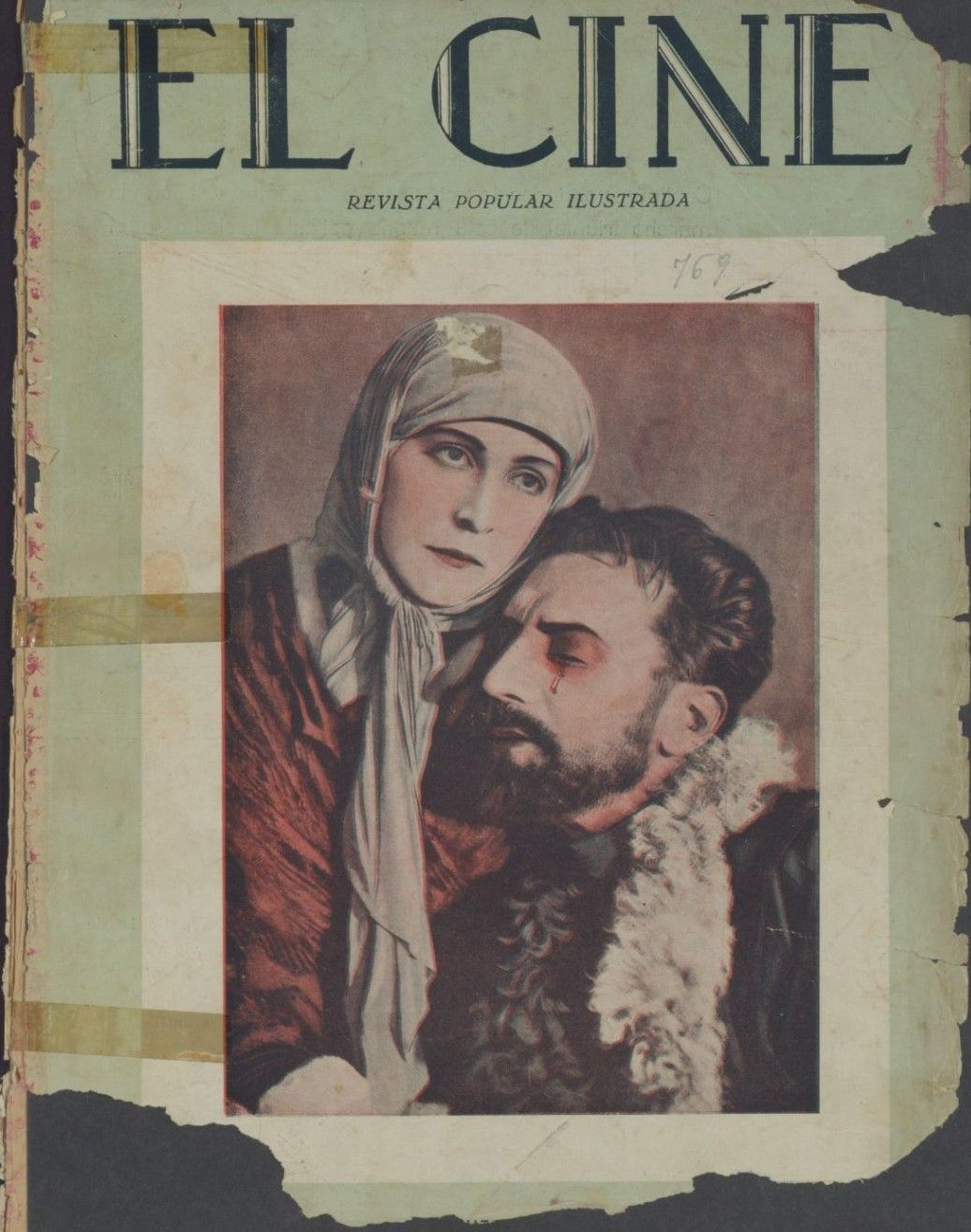 CINE | EL magazine side cover Issue 769 6 January 1927