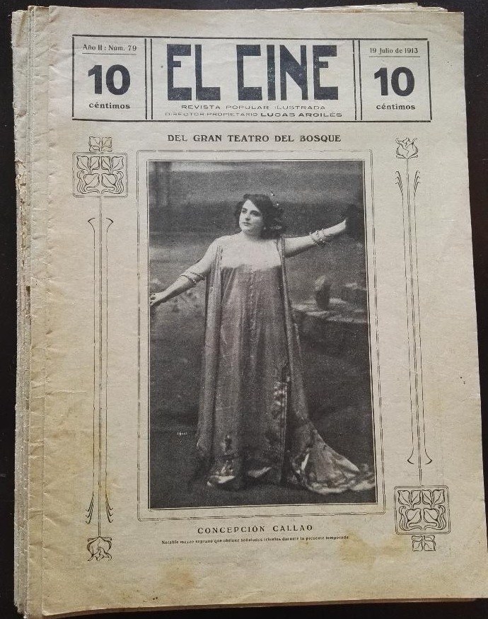 CINE | EL magazine side cover Issue 79 19 July 1913