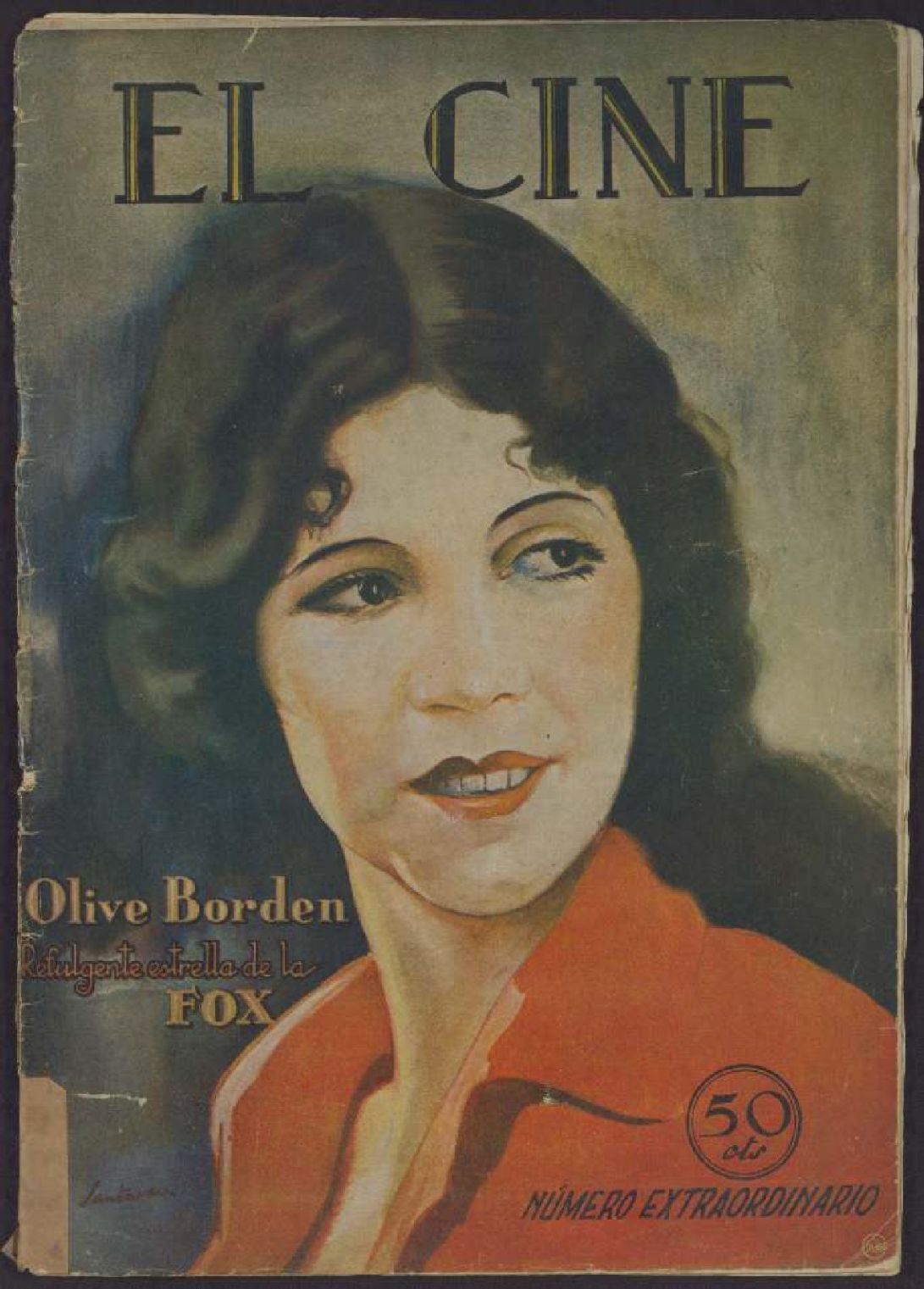CINE | EL magazine side cover Issue 820 24 December 1927